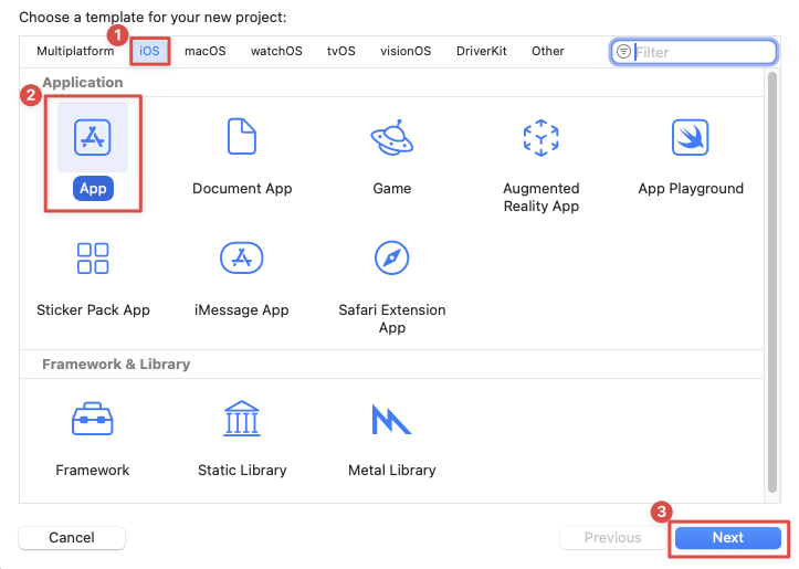 Start with Xcode - Step 3